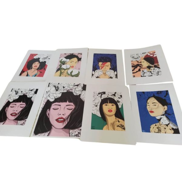 Дигитален портрет произлезен од карантинските sketchbooks на Нина Симовска – А3 формат