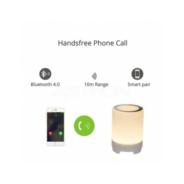 Лед Лампа Звучник Bluetooth Во Боја