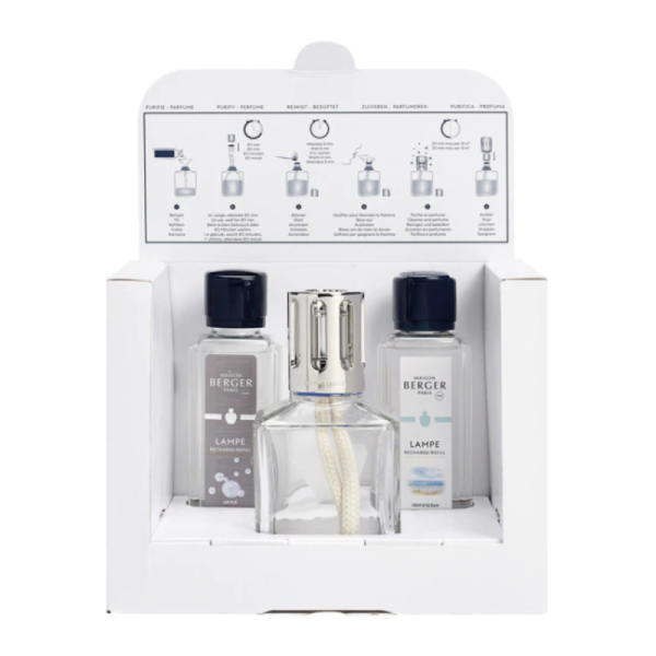 Gift Set Maison Berger Paris LAMPA ESSENTIELLE CARREE 6/1 3398