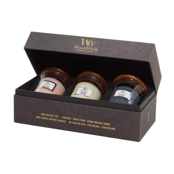WoodWick GIFT SET – 3 Mini HOURGLASS FLORAL 1699066E