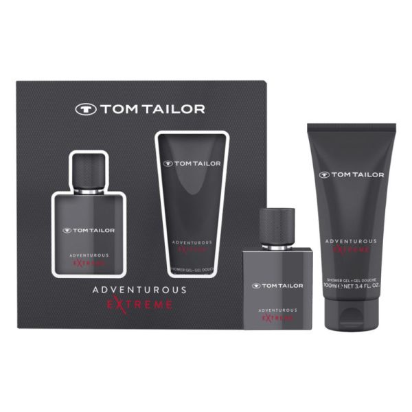 Tom Tailor Adventurous Extreme сет за мажи (30мл ЕДТ + гел за туширање)