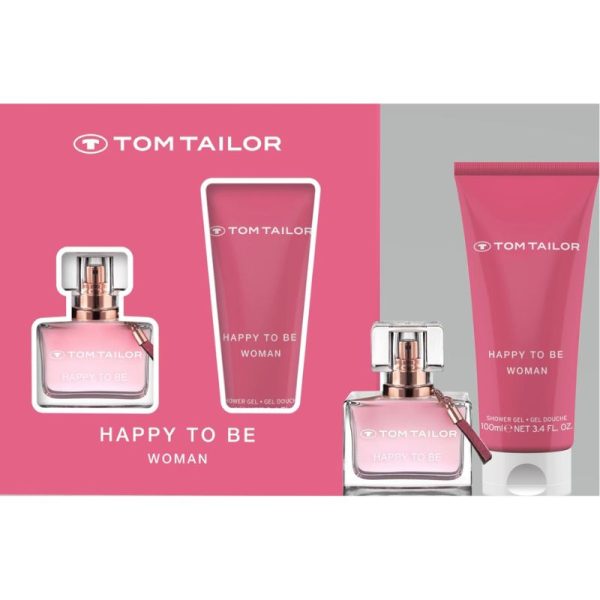 Tom Tailor Happy To Be сет за жени (30мл парфем + гел за туширање 150мл)